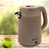 Електрочайник Hoffmans HM-2542  металевий корпус із нержавіючої сталі, захист від перегріву, авто-вимкнення, LED індикатор, прихований нагрівальний елемент, стильний дизайн, поворотна база 360